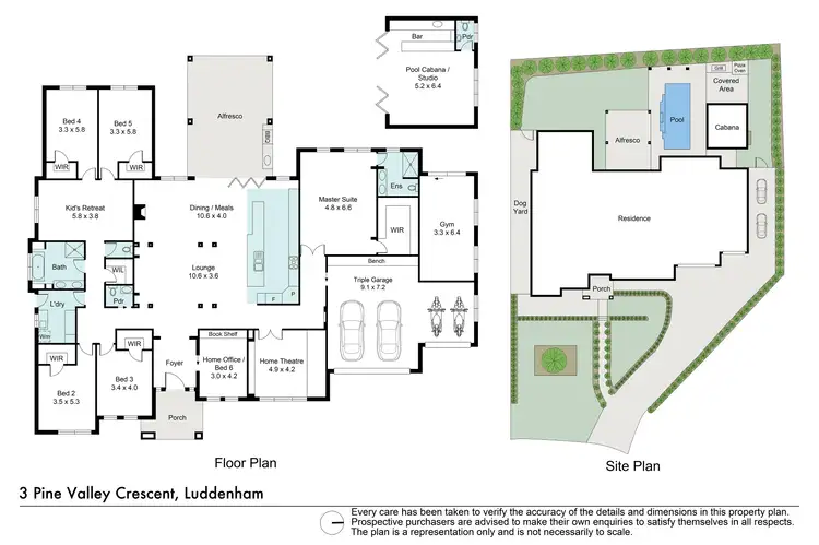 Floorplan of Homely house listing, 3 Pine Valley Crescent, Luddenham NSW 2745