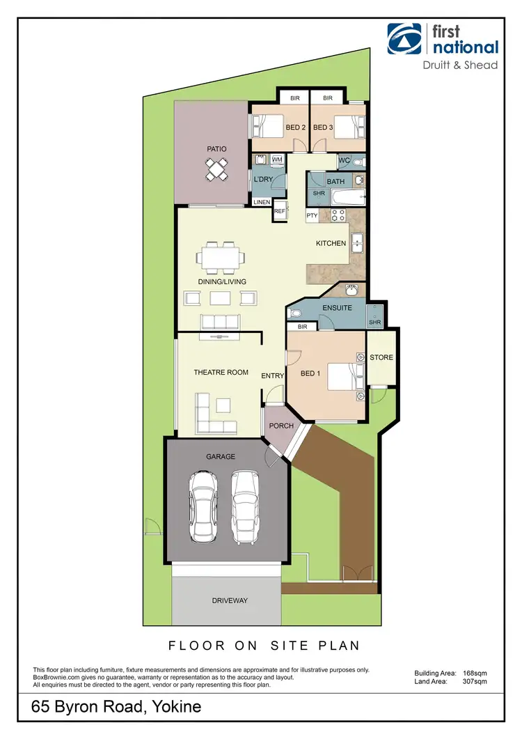 Floorplan of Homely villa listing, 65 Byron Road, Yokine WA 6060