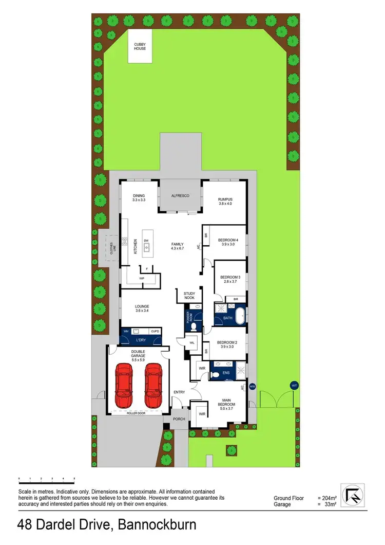Floorplan of Homely house listing, 48 Dardel Drive, Bannockburn VIC 3331