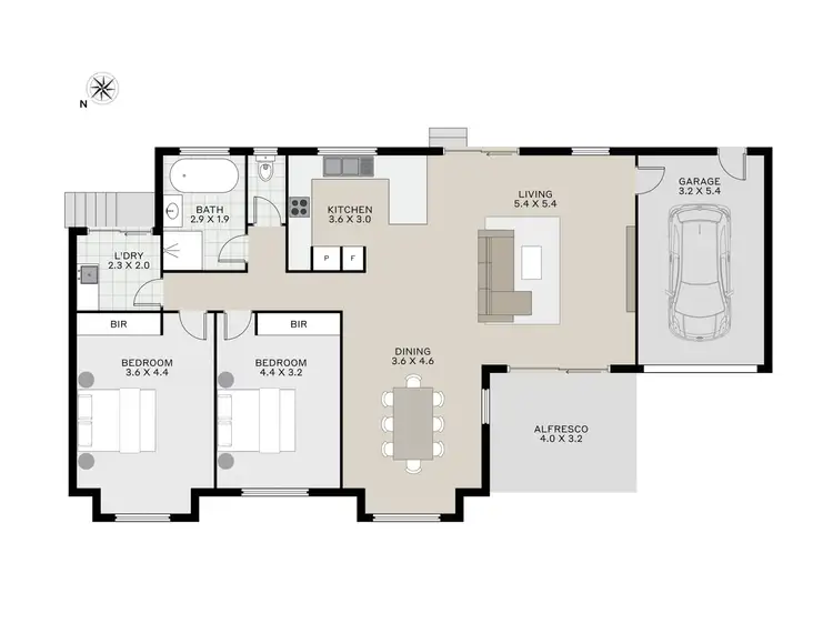 Floorplan of Homely house listing, 1/4 Gosling Grove, Legana TAS 7277