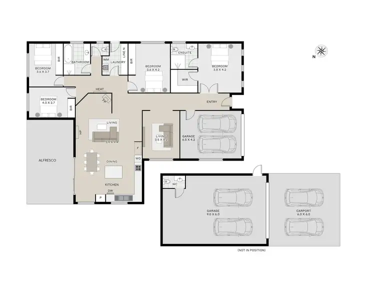 Floorplan of Homely house listing, 9 Hadspen Park Drive, Hadspen TAS 7290
