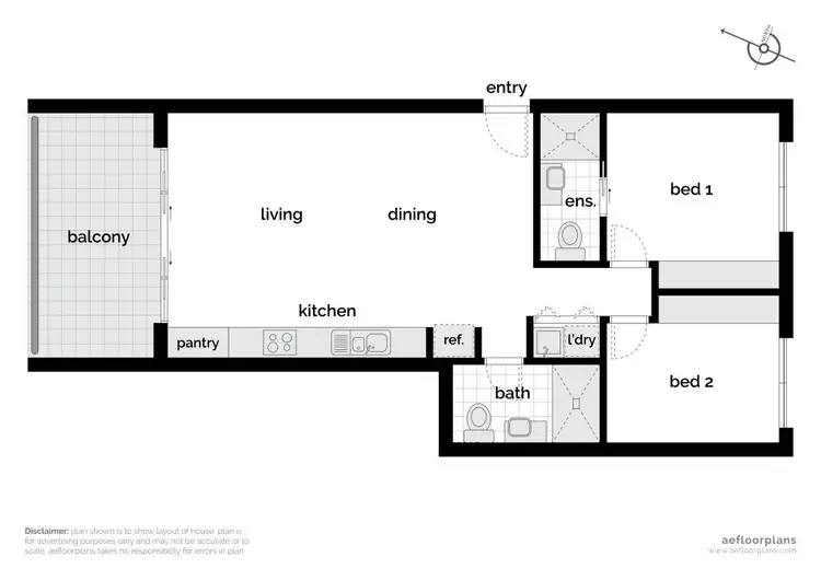Floorplan of Homely apartment listing, 7/11 Wise Street, Braddon ACT 2612