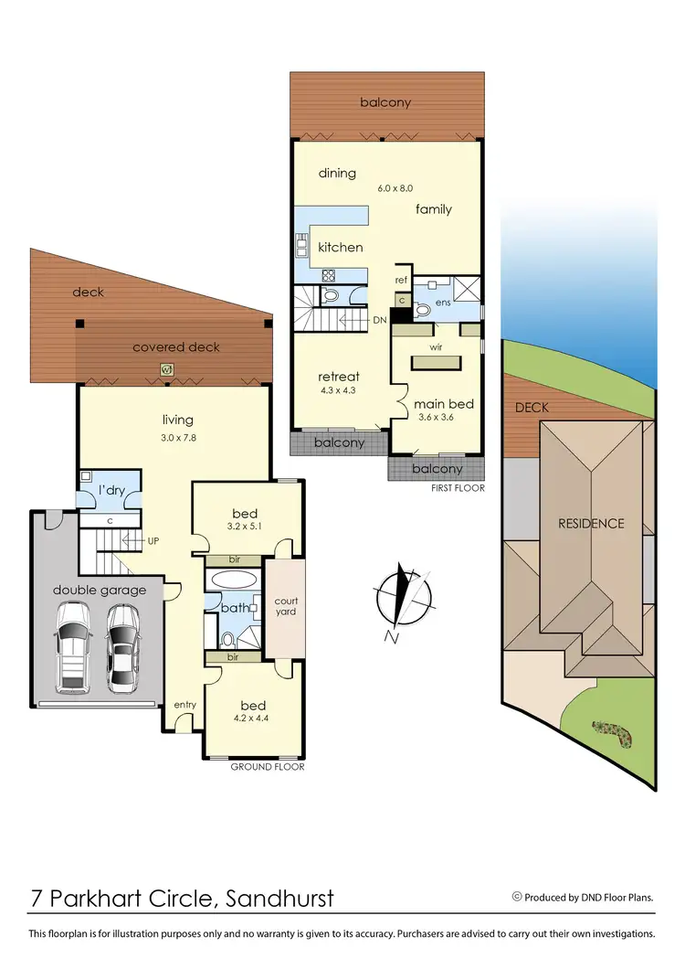 Floorplan of Homely house listing, 7 Parkhart Circle, Sandhurst VIC 3977