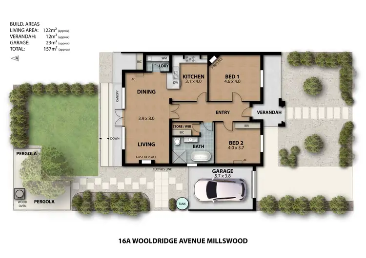 Floorplan of Homely house listing, 16A Wooldridge Avenue, Millswood SA 5034