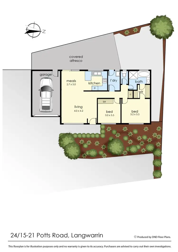Floorplan of Homely unit listing, 24/15-21 Potts Road, Langwarrin VIC 3910