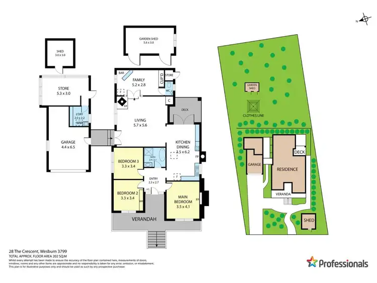 Floorplan of Homely house listing, 28 The Crescent, Wesburn VIC 3799