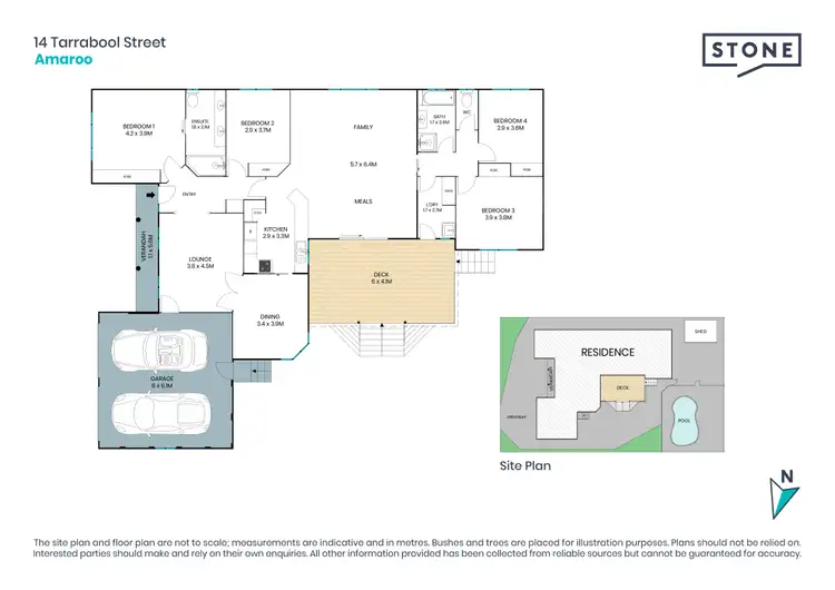 Floorplan of Homely house listing, 14 Tarrabool Street, Amaroo ACT 2914