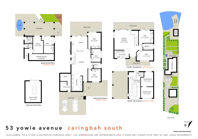 Floorplan of Homely house listing, 53 Yowie Avenue, Caringbah South NSW 2229