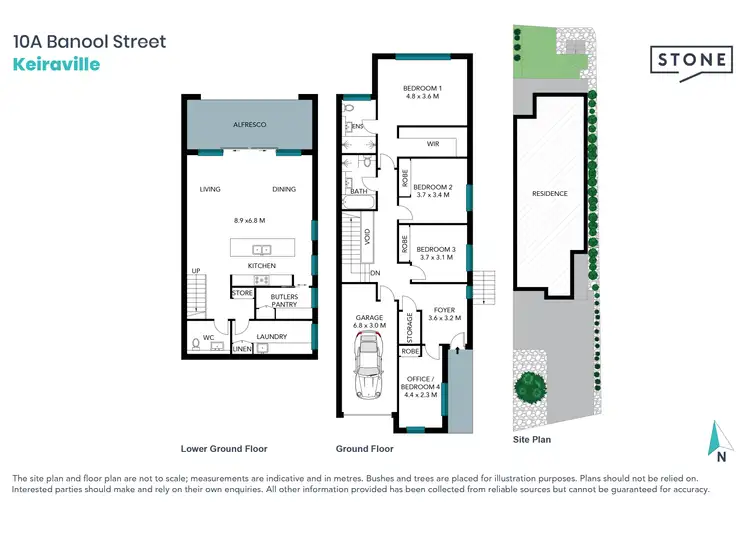 Floorplan of Homely semi-detached listing, 10A Banool Street, Keiraville NSW 2500