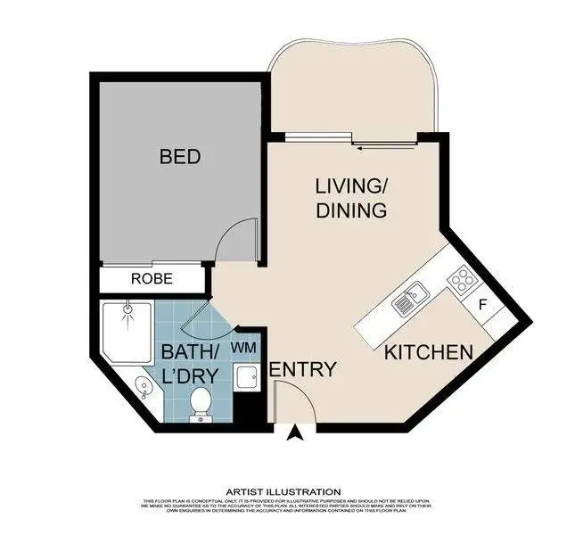Floorplan of Homely unit listing, 15/32 River Esplanade, Mooloolaba QLD 4557