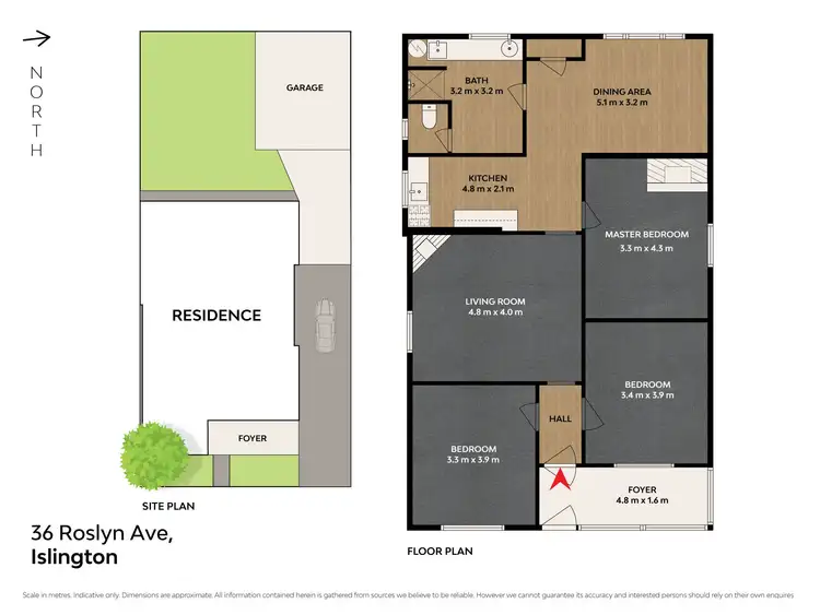 Floorplan of Homely house listing, 36 Roslyn Avenue, Islington NSW 2296