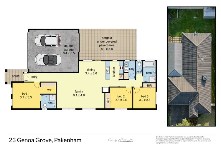 Floorplan of Homely house listing, 23 Genoa Grove, Pakenham VIC 3810
