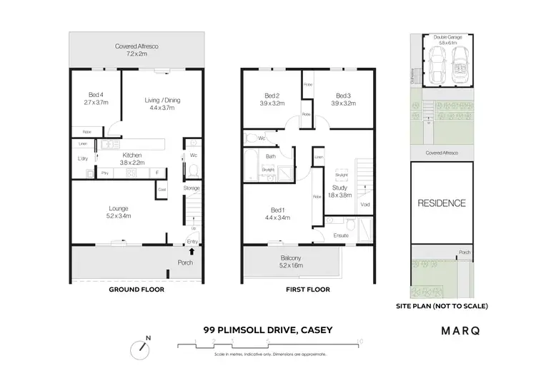 Floorplan of Homely terrace listing, 99 Plimsoll Drive, Casey ACT 2913