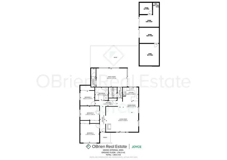 Floorplan of Homely house listing, 13 Langtree Ave, Wangaratta VIC 3677