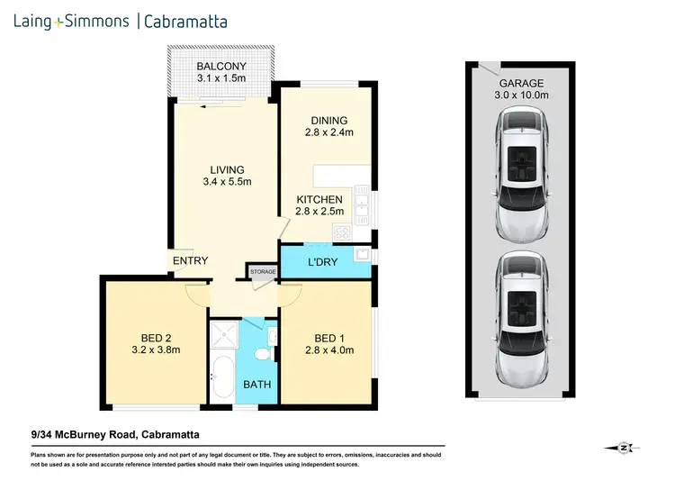 Floorplan of Homely unit listing, 9/34 Mcburney Road, Cabramatta NSW 2166