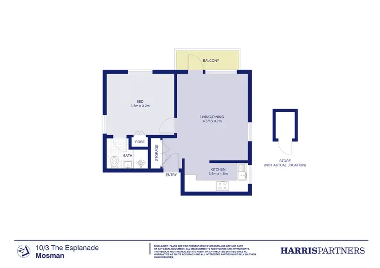 Floorplan of Homely apartment listing, 10/3 The Esplanade, Mosman NSW 2088
