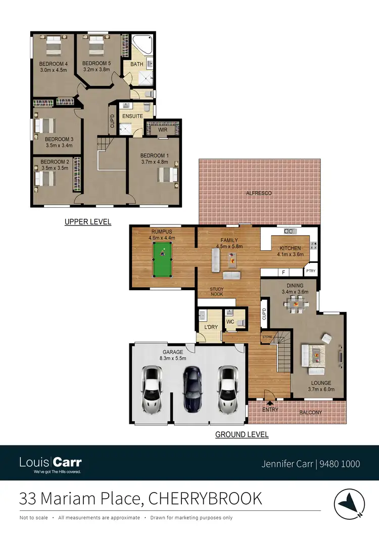 Floorplan of Homely house listing, 33 Mariam Place, Cherrybrook NSW 2126