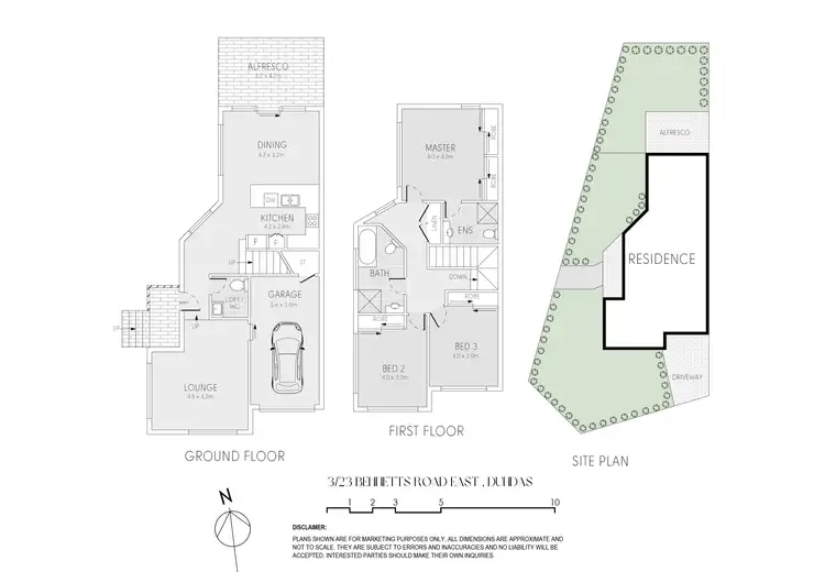Floorplan of Homely townhouse listing, 3/23 Bennetts Road East, Dundas NSW 2117
