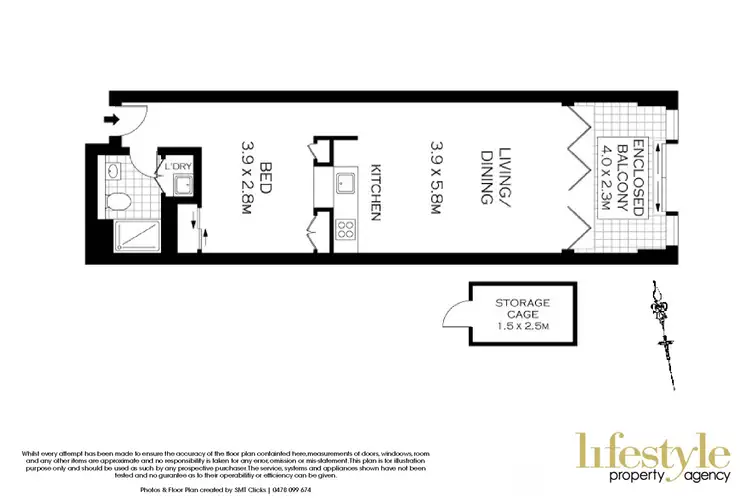 Floorplan of Homely apartment listing, 138 Walker Street, North Sydney NSW 2060