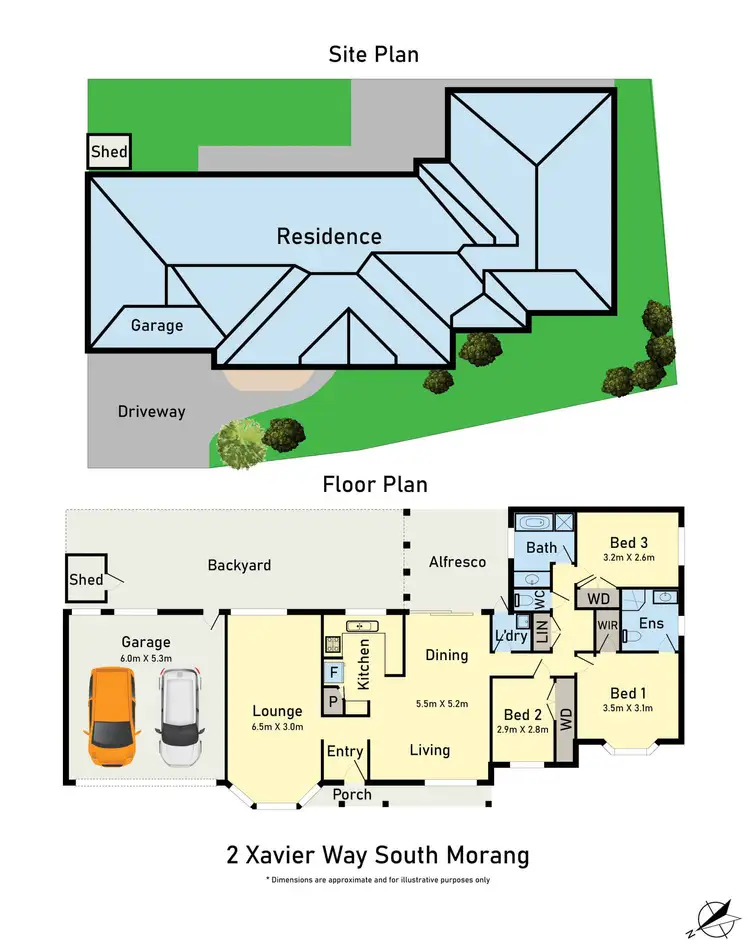 Floorplan of Homely house listing, 2 Xavier Way, South Morang VIC 3752