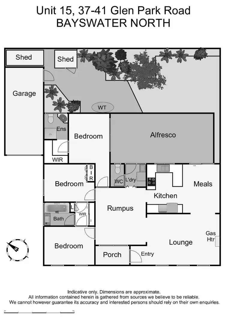Floorplan of Homely unit listing, 15/37-41 Glen Park Road, Bayswater North VIC 3153