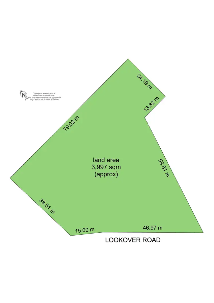 Floorplan of Homely land listing, 1 Lookover Road, Donvale VIC 3111