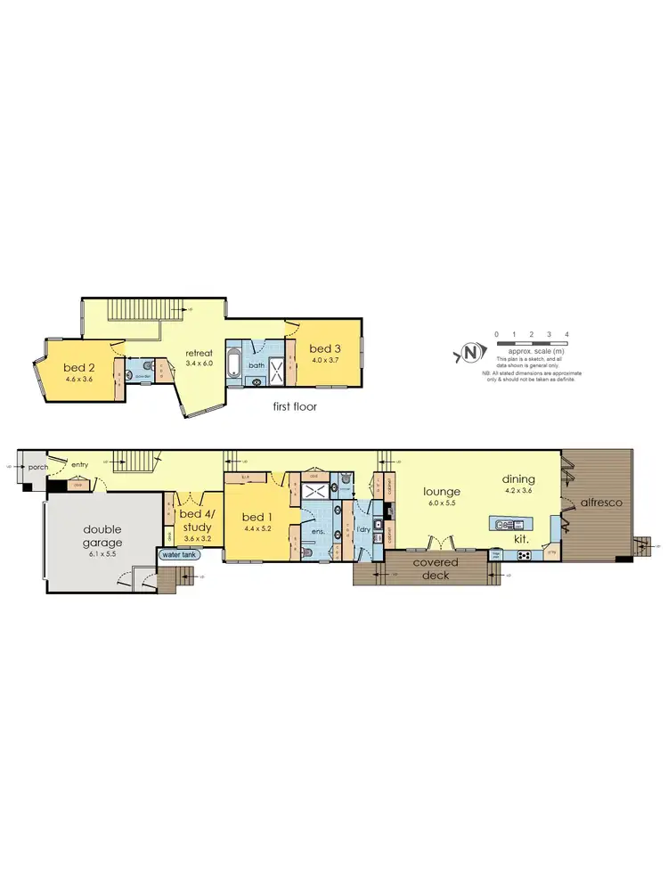 Floorplan of Homely townhouse listing, 21A Thea Grove, Doncaster East VIC 3109