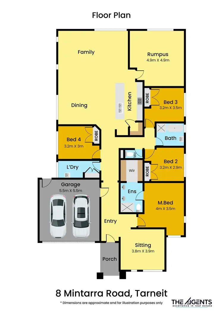 Floorplan of Homely house listing, 8 Mintarra Road, Tarneit VIC 3029