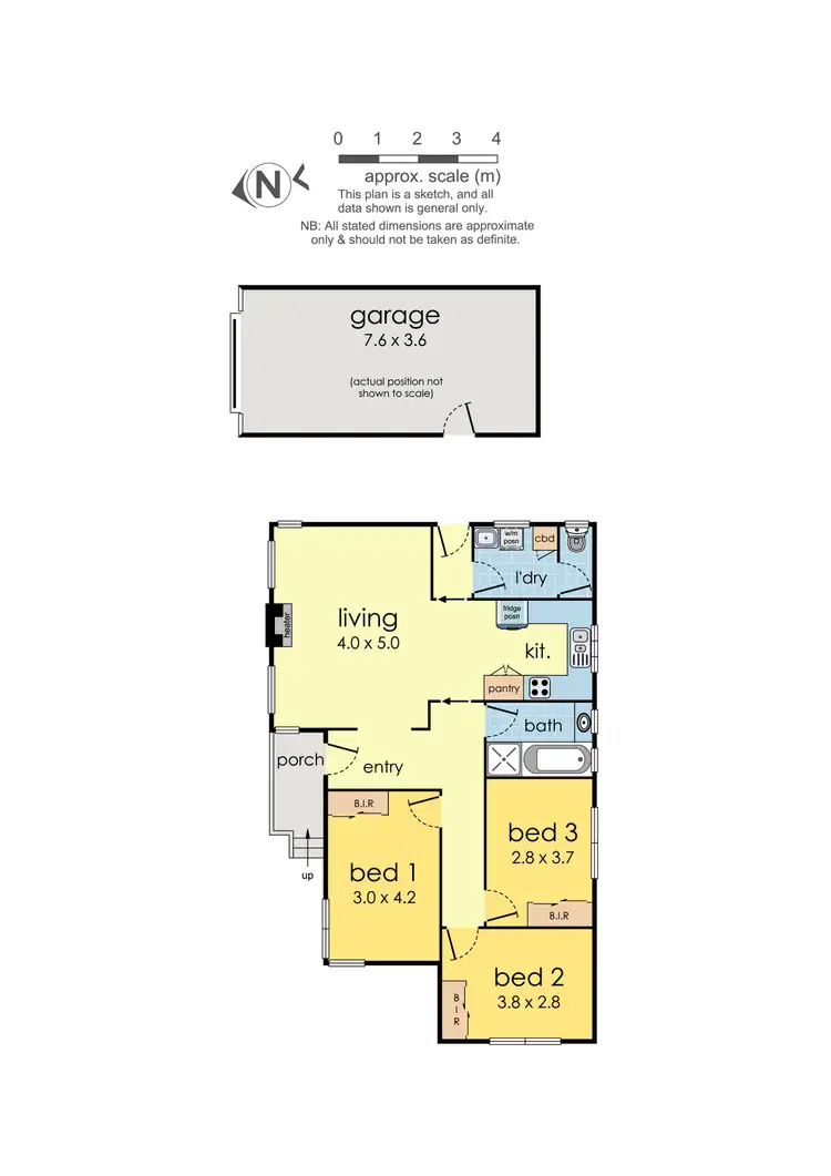 Floorplan of Homely house listing, 1 Deakin Street, Mitcham VIC 3132