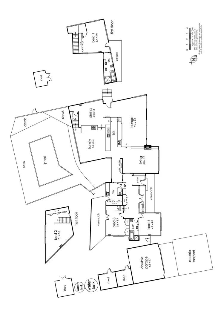 Floorplan of Homely house listing, 2 Paynters Road, Wonga Park VIC 3115