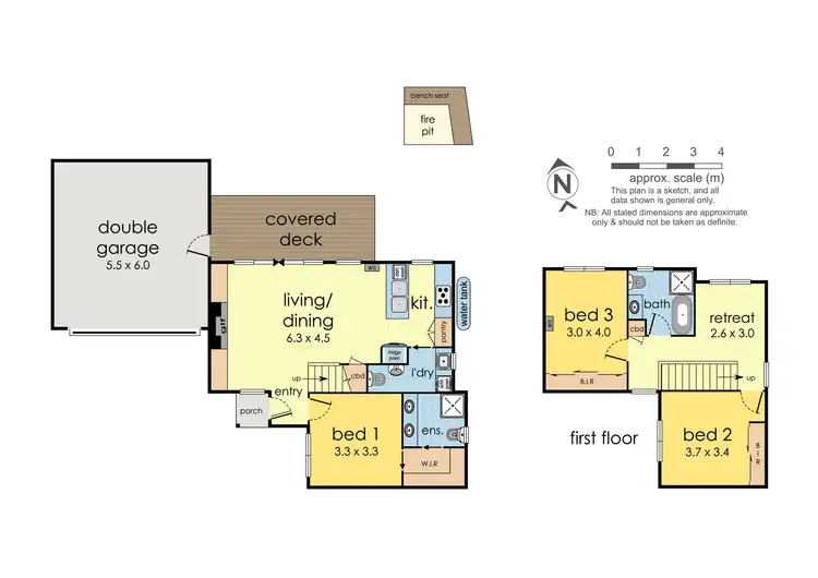 Floorplan of Homely house listing, 1A Penrose Court, Croydon North VIC 3136