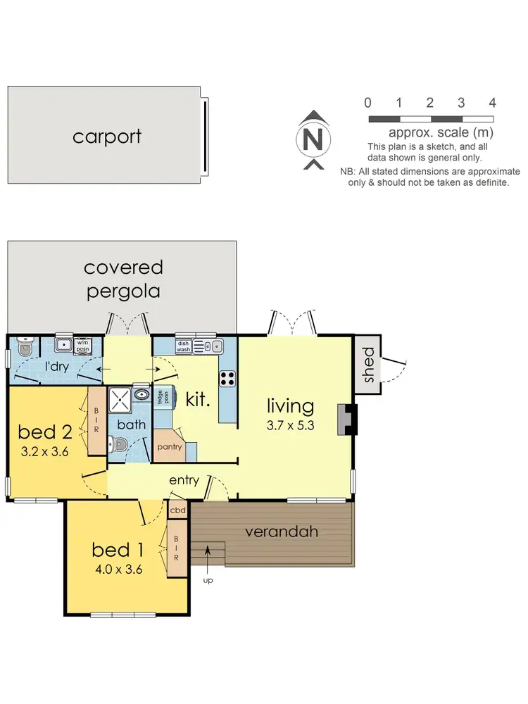 Floorplan of Homely house listing, 1/2 Sussex Street, Ringwood VIC 3134