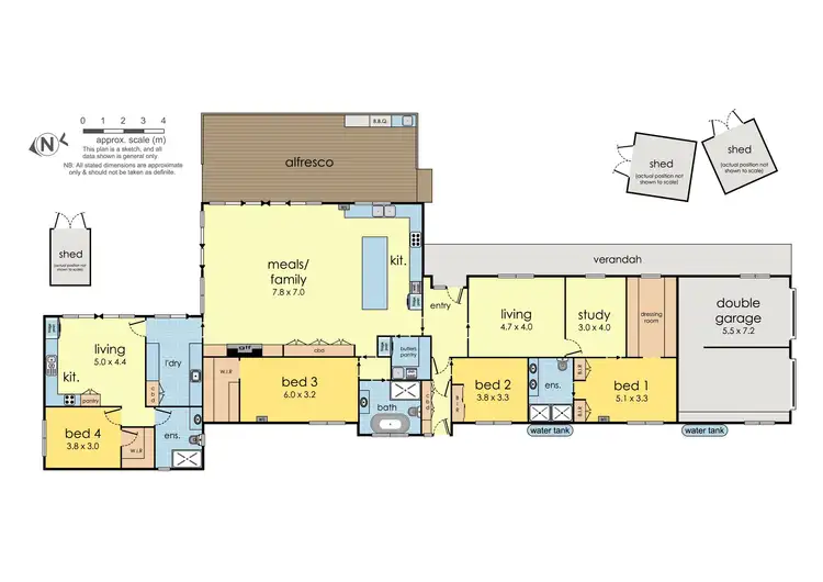 Floorplan of Homely house listing, 1 Daniel Court, Park Orchards VIC 3114