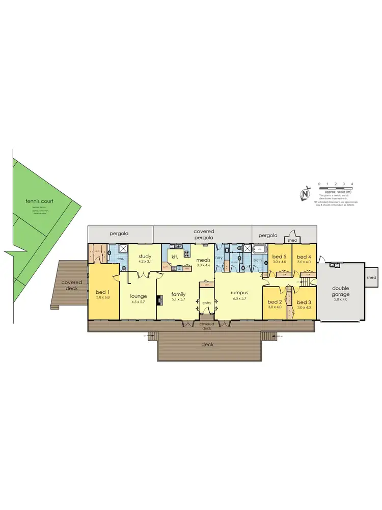 Floorplan of Homely house listing, 6 Alder Court, Park Orchards VIC 3114
