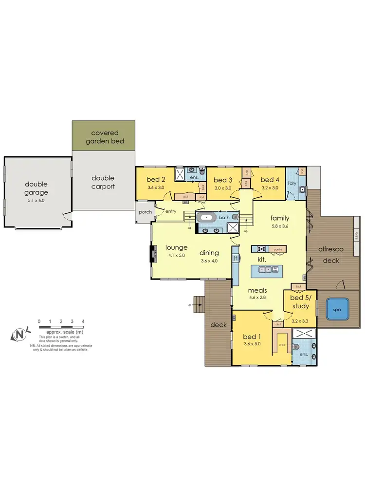 Floorplan of Homely house listing, 131 Glenvale Road, Donvale VIC 3111