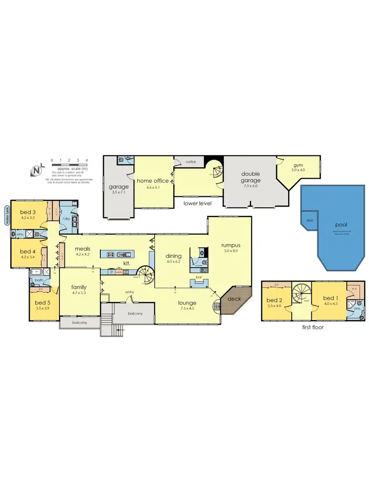 Floorplan of Homely house listing, 63-65 Corriedale Crescent, Park Orchards VIC 3114