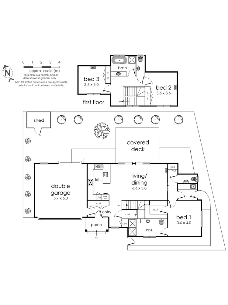 Floorplan of Homely townhouse listing, 3/5-7 Arundel Street, Croydon VIC 3136