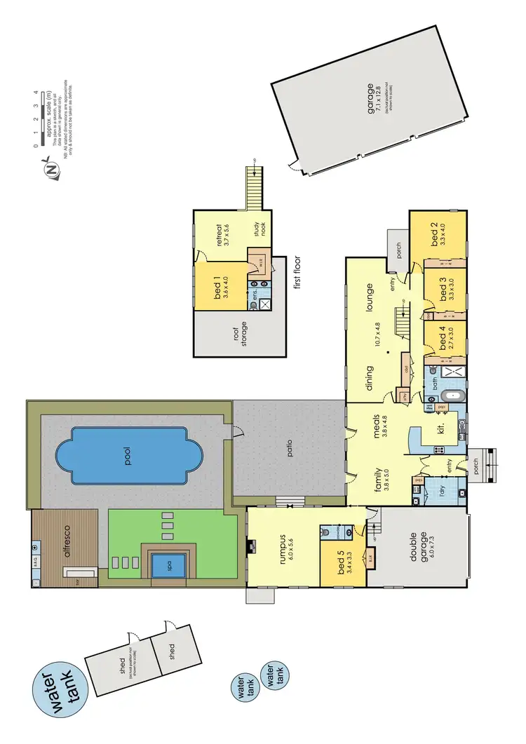 Floorplan of Homely rural property listing, 80-82 Berringa Road, Park Orchards VIC 3114