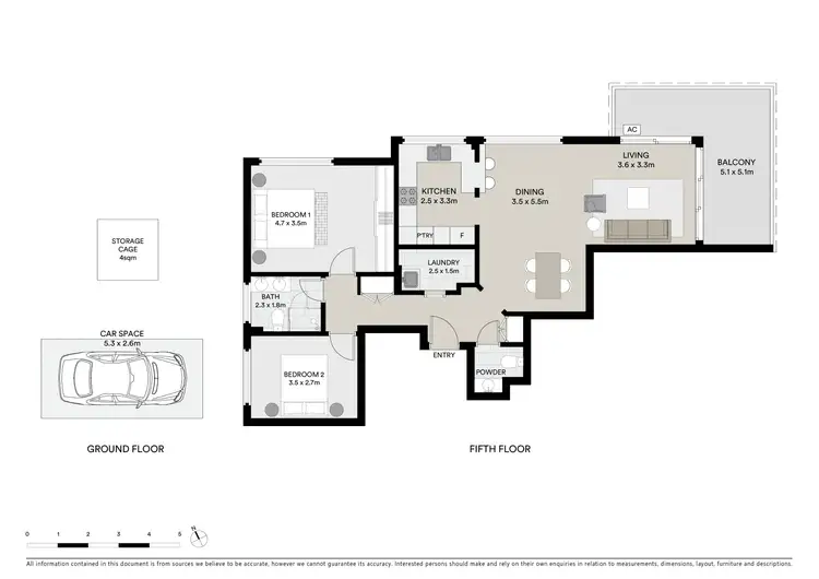 Floorplan of Homely apartment listing, 5a/58 The Grand Parade, Brighton-Le-Sands NSW 2216