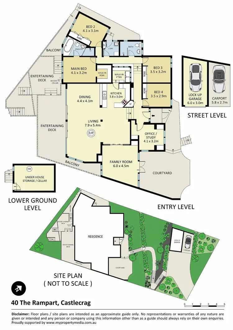 Floorplan of Homely house listing, 40 The Rampart, Castlecrag NSW 2068