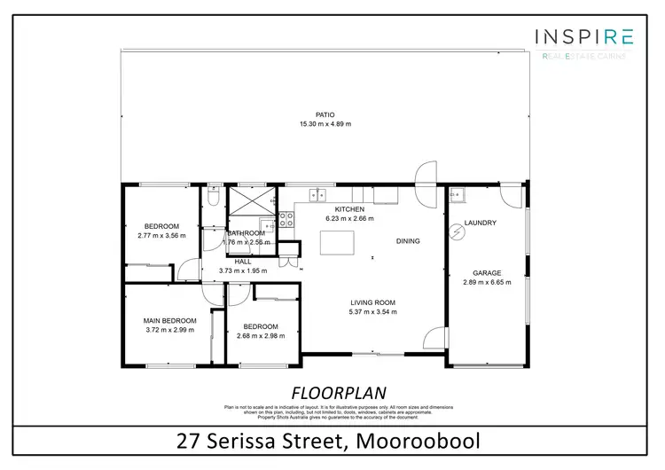 Floorplan of Homely house listing, 27 Serissa Street, Mooroobool QLD 4870
