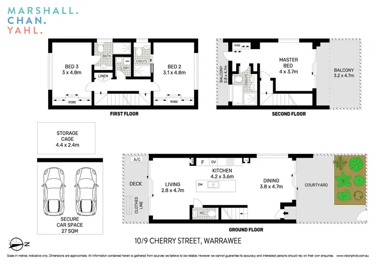 Floorplan of Homely townhouse listing, 10/9 Cherry Street, Warrawee NSW 2074