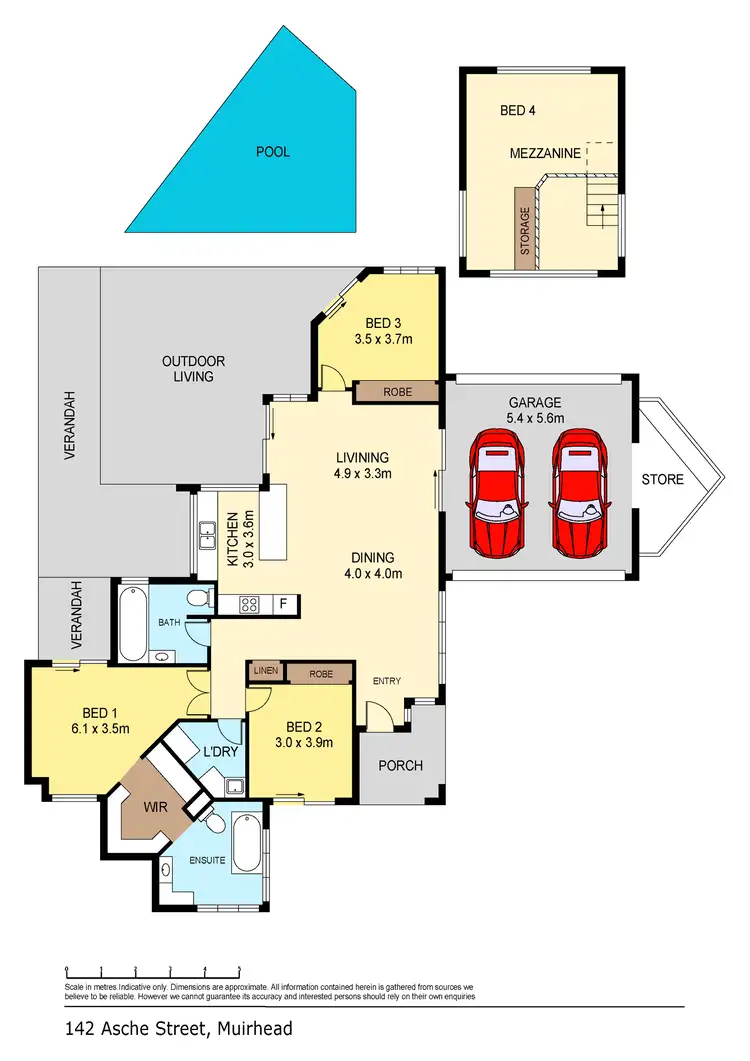 Floorplan of Homely house listing, 142 Asche Street, Muirhead NT 810
