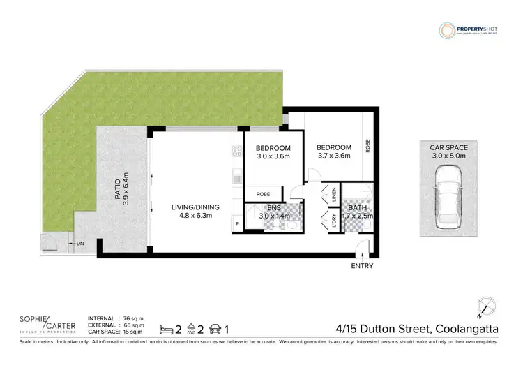 Floorplan of Homely unit listing, 4/15 Dutton Street, Coolangatta QLD 4225