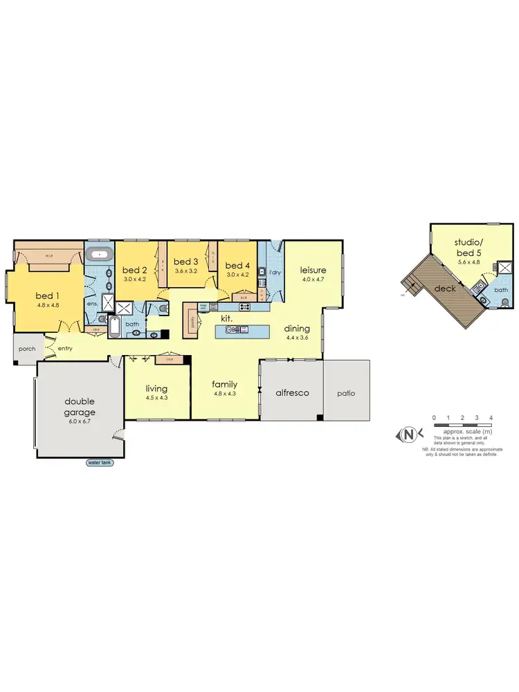 Floorplan of Homely house listing, 5 The Domain, Ringwood North VIC 3134