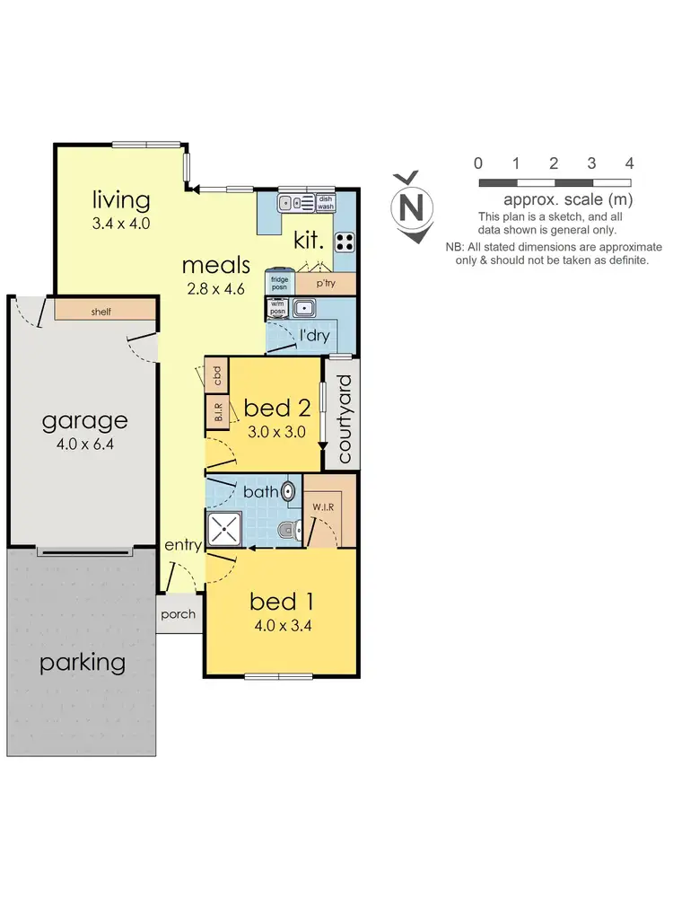 Floorplan of Homely unit listing, 14/1 Daws Road, Doncaster East VIC 3109