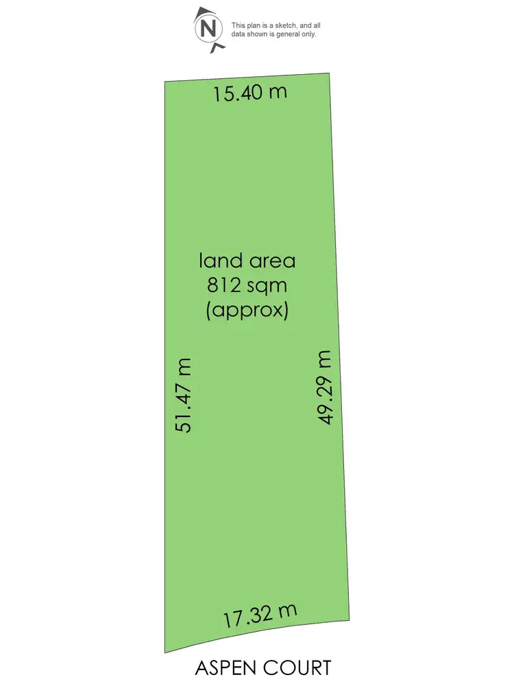 Floorplan of Homely land listing, 17 Aspen Court, Warranwood VIC 3134