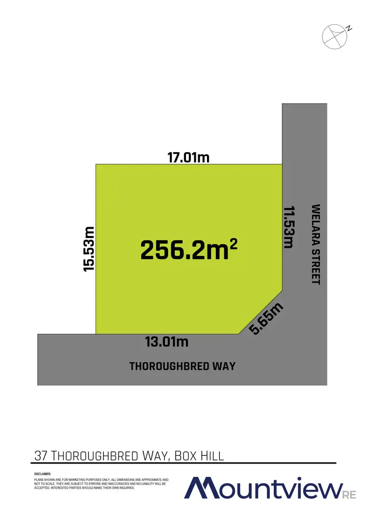 Floorplan of Homely land listing, 37 Thoroughbred Way, Box Hill NSW 2765