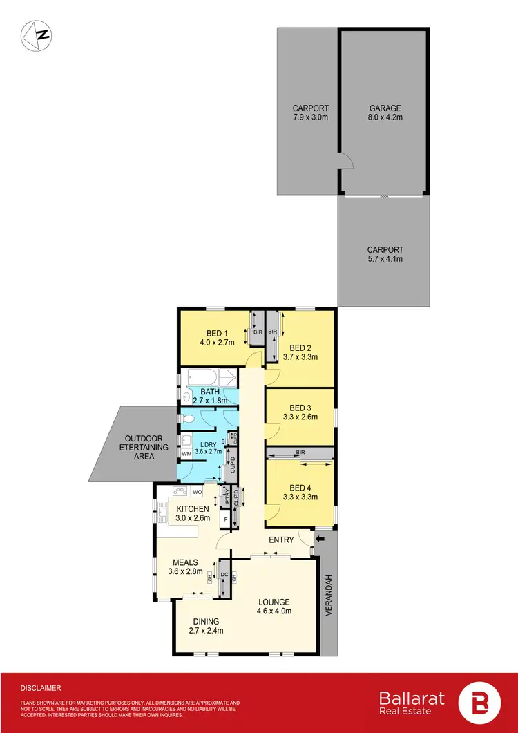 Floorplan of Homely house listing, 9 Clarkson Street, Sebastopol VIC 3356