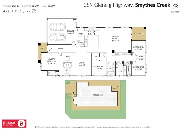 Floorplan of Homely house listing, 389 Glenelg Highway, Smythes Creek VIC 3351